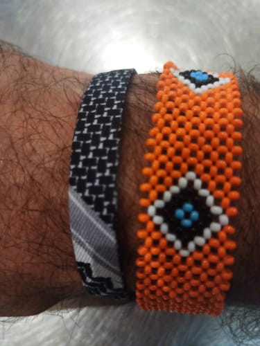 Customer photo review of Keffiyeh Bracelet