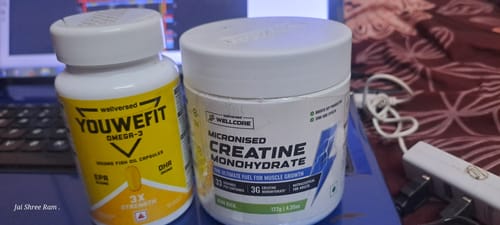 Customer photo review of Wellcore - Pure Micronised Creatine Monohydrate | Kiwi Kick (122g, 33 servings)