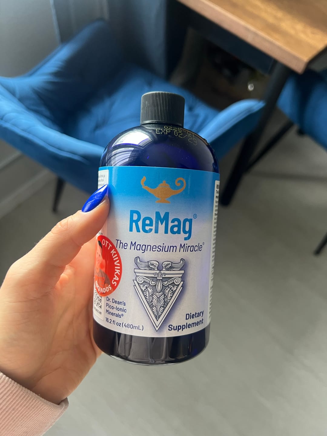 Customer photo review of ReMag® Liquid Magnesium, 480ml (toidulisand magneesiumiga)