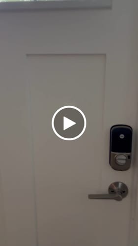 Customer video review of Smooth Fiberglass Entry Door Slab (3 Panel Craftsman)