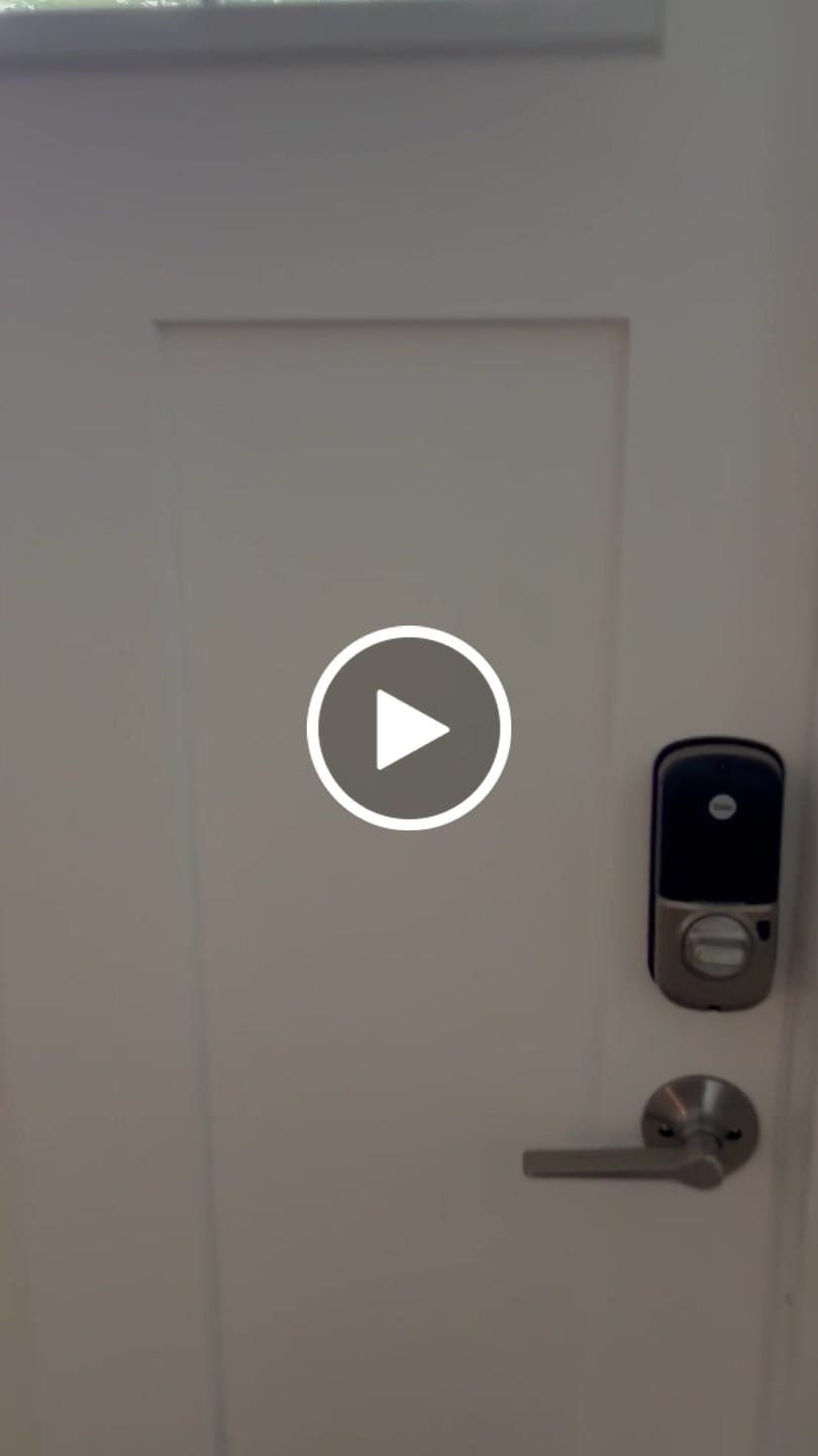 Customer video review of Smooth Fiberglass Entry Door Slab (3 Panel Craftsman)