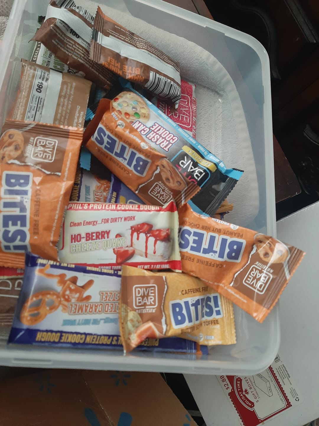 Customer photo review of STUFF MY BOX !