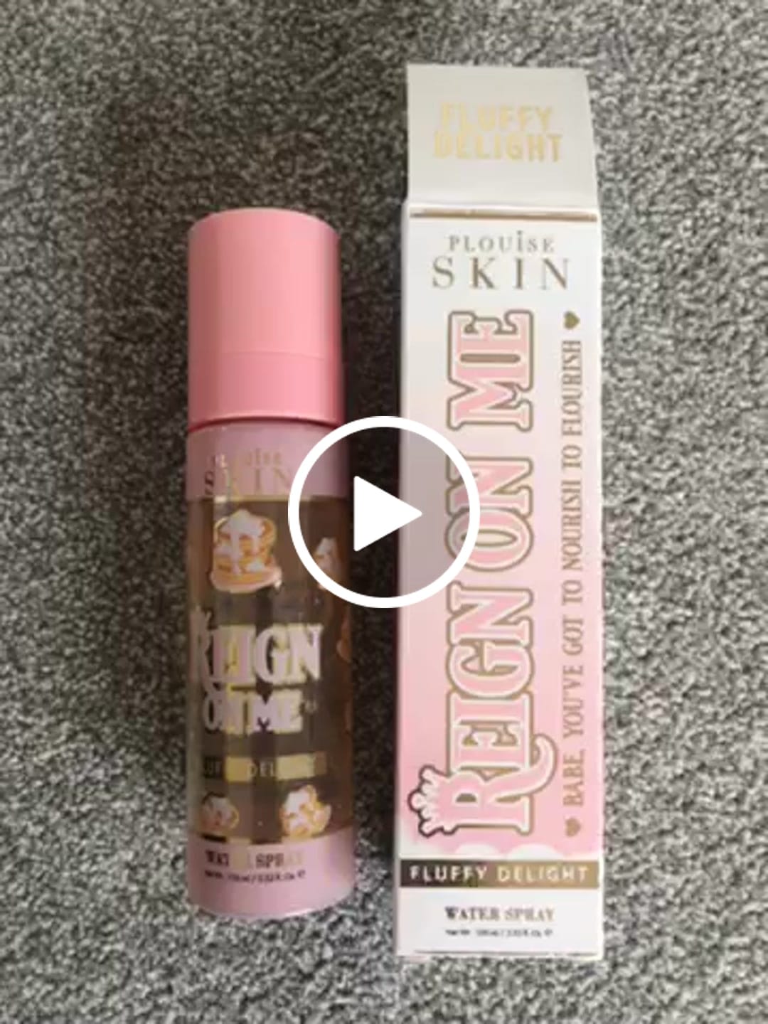 Klantvideorecensie van P.Louise Reign On Me Water Spray