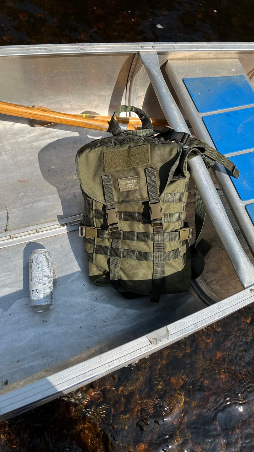 Customer photo review of Jääkäri S backpack
