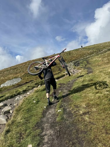 Customer photo review of Cryptkeeper | All Season Trail Short | Shadow Black