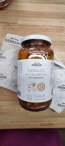 Customer photo review of Hongos al escabeche, artesanales