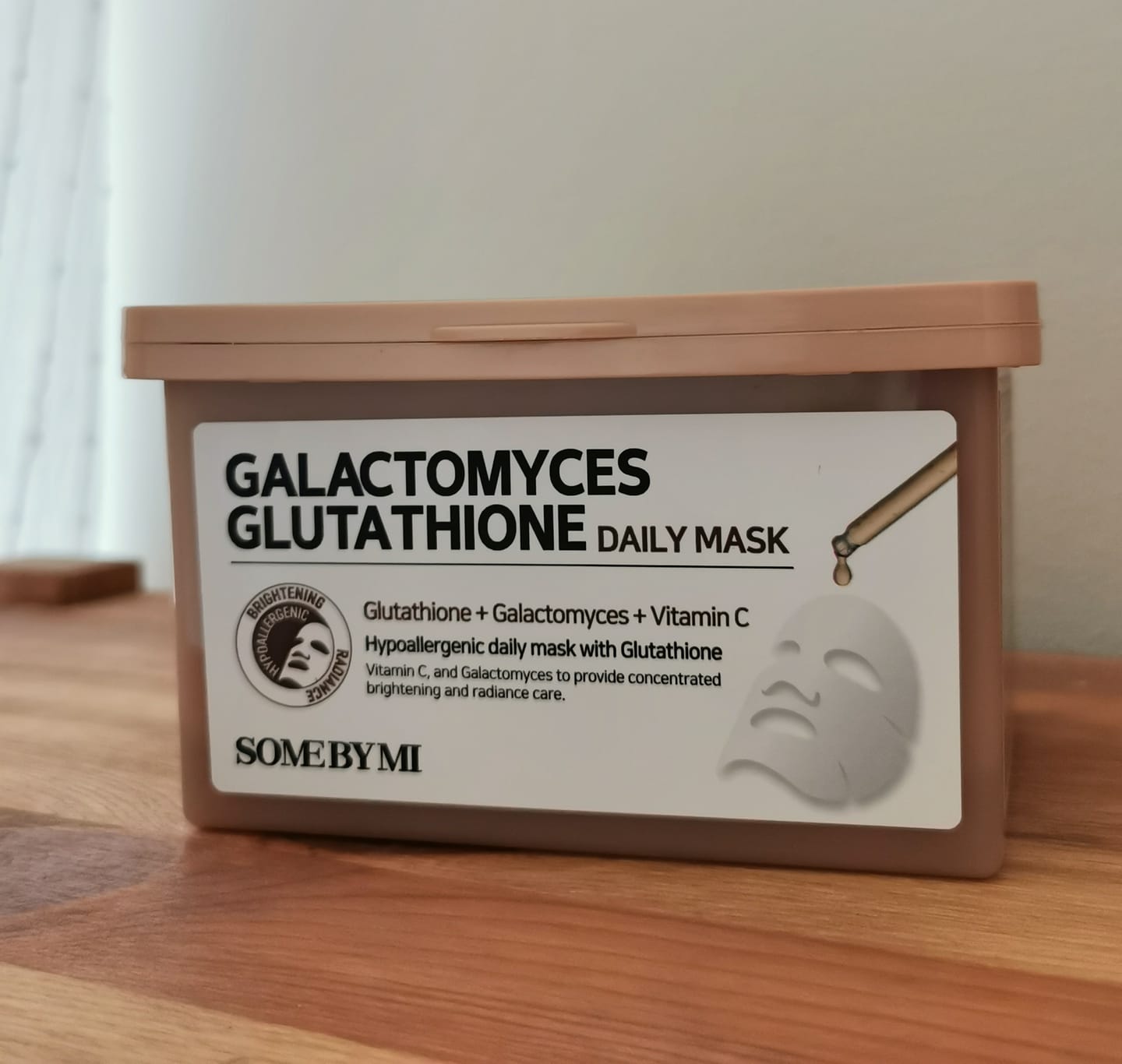 Customer photo review of Balinošu auduma masku komplekts ar galaktomici Some By Mi Galactomyces Glutathione Daily Mask