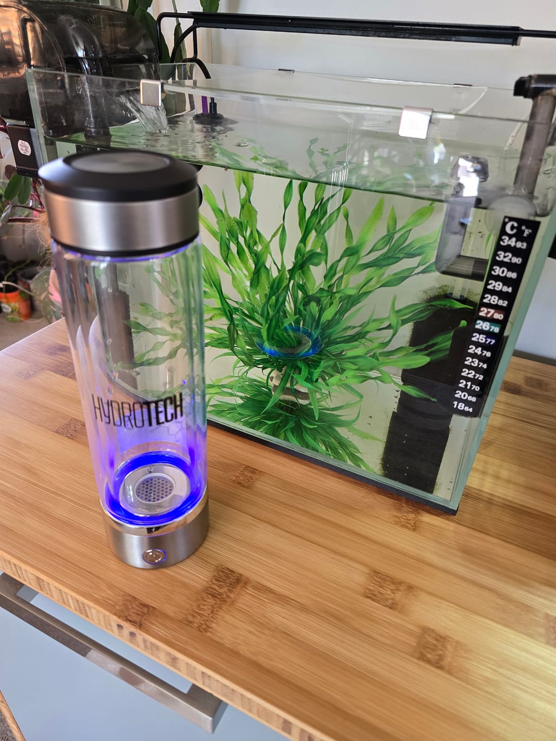 Customer photo review of Hydrogen Water Bottle