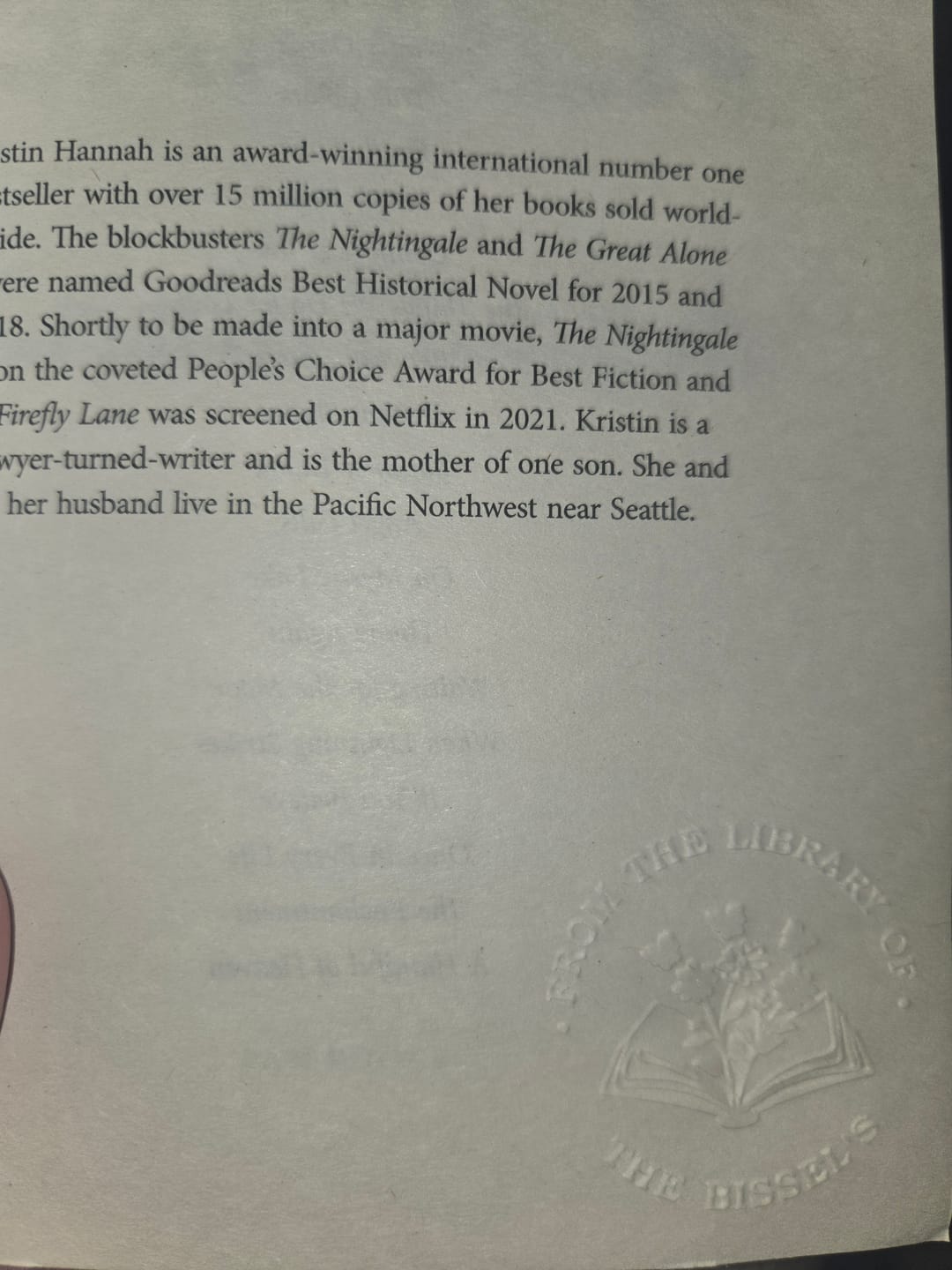 Customer photo review of Custom Book Embosser