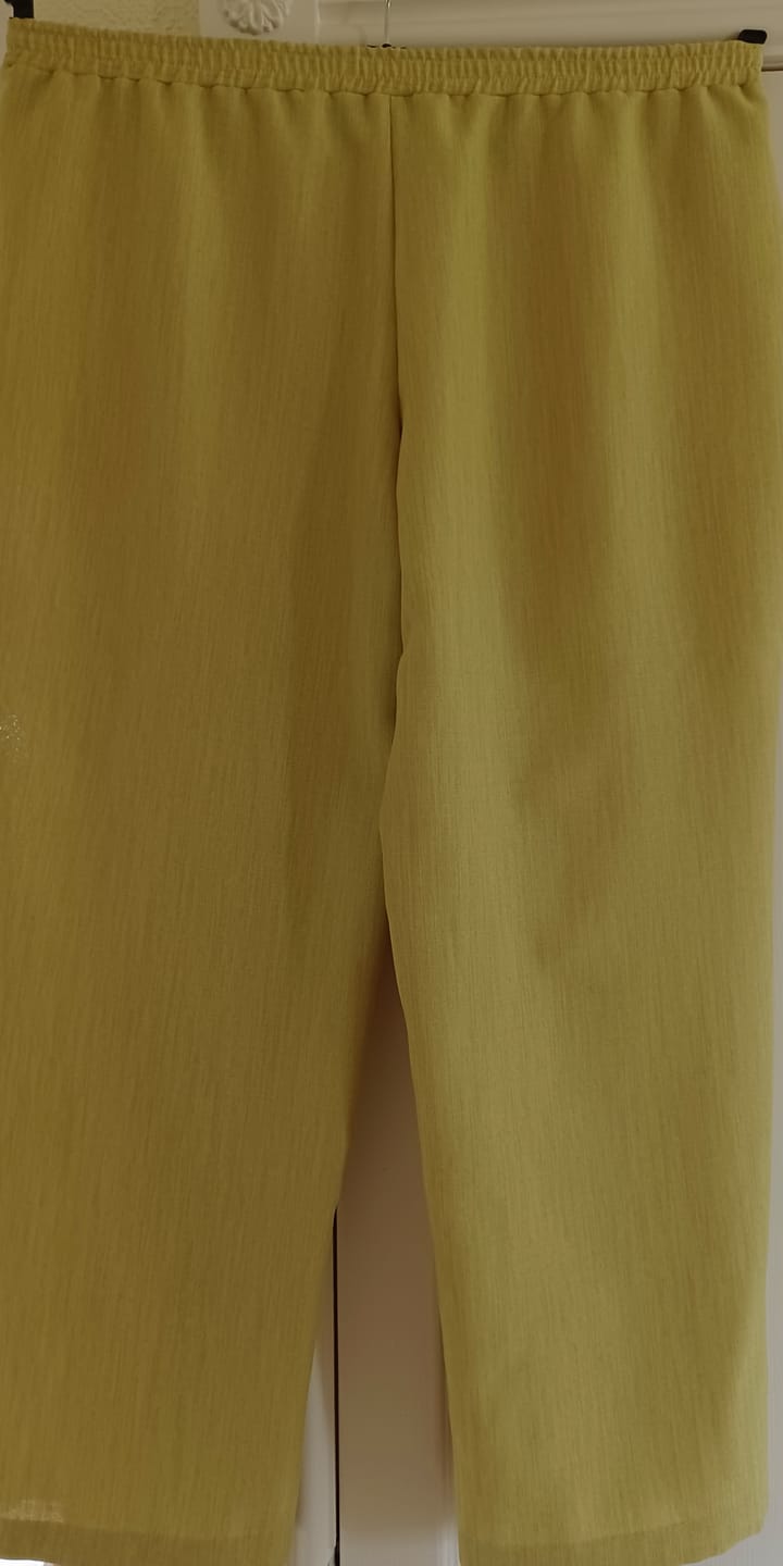 Customer photo review of Linen Look Suiting Fabric