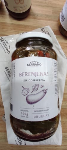Customer photo review of Berenjenas en escabeche 850g, artesanales