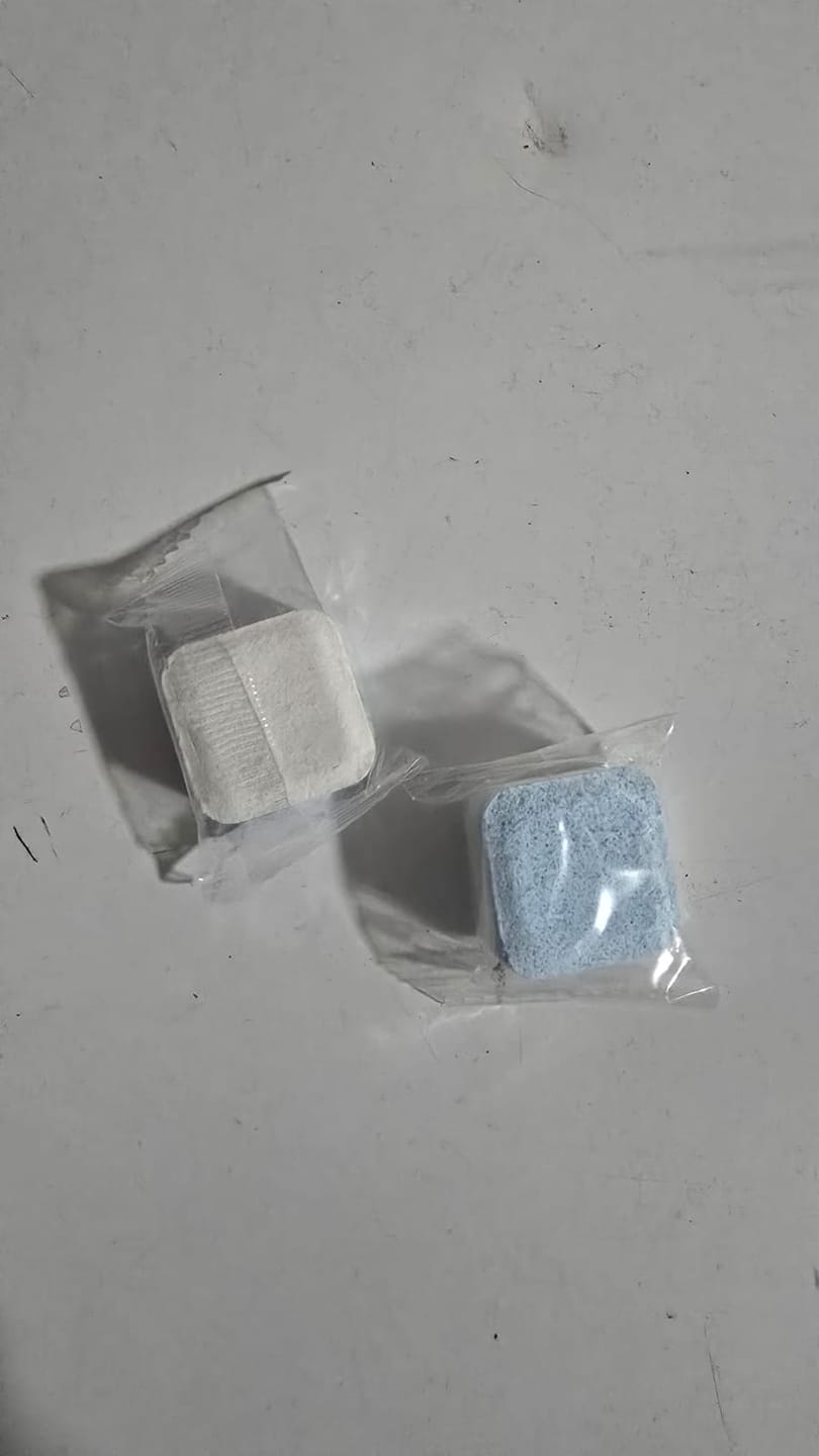 Customer photo review of Pack x12 Pastillas para Limpieza de Lavarropa Antibacteriales