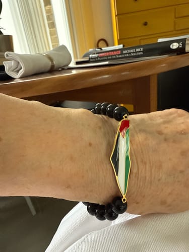 Customer photo review of Palestine Bead Bracelet