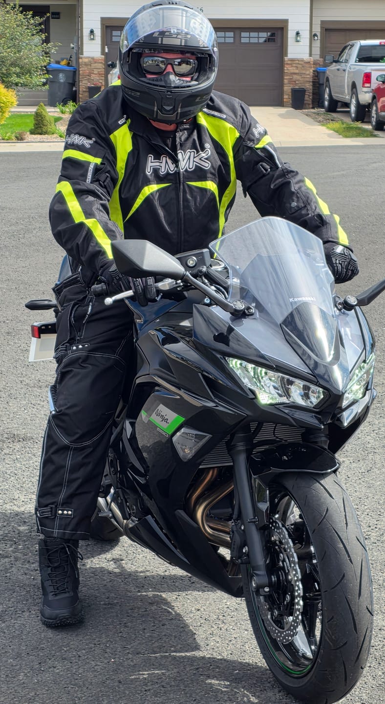 Customer photo review of HWK Motorcycle Pants