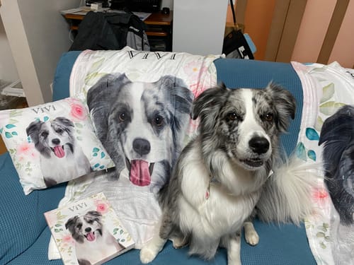 Customer photo review of Petcanva©オーダーメイド ペット似顔絵