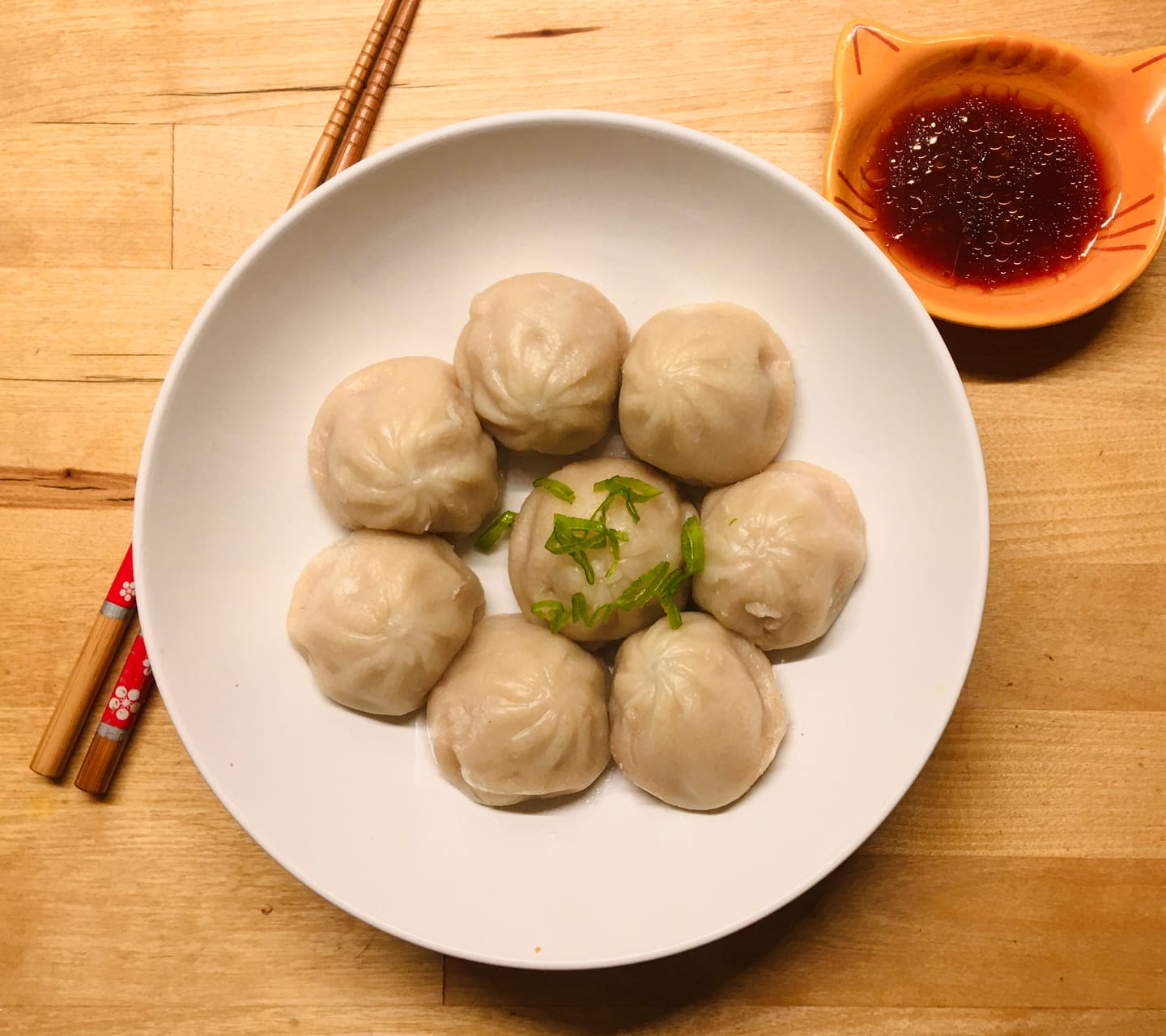 Customer photo review of Pork soup dumplings (aka "xiao long bao") - 24 PC