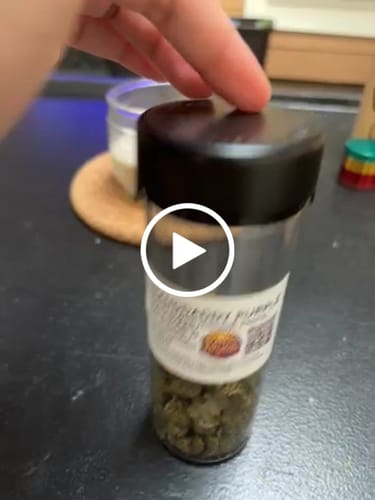 Customer video review of GRANDDADDY PURPLE Indica THCa Exotic Flower Smalls 14g 28g 114g QP