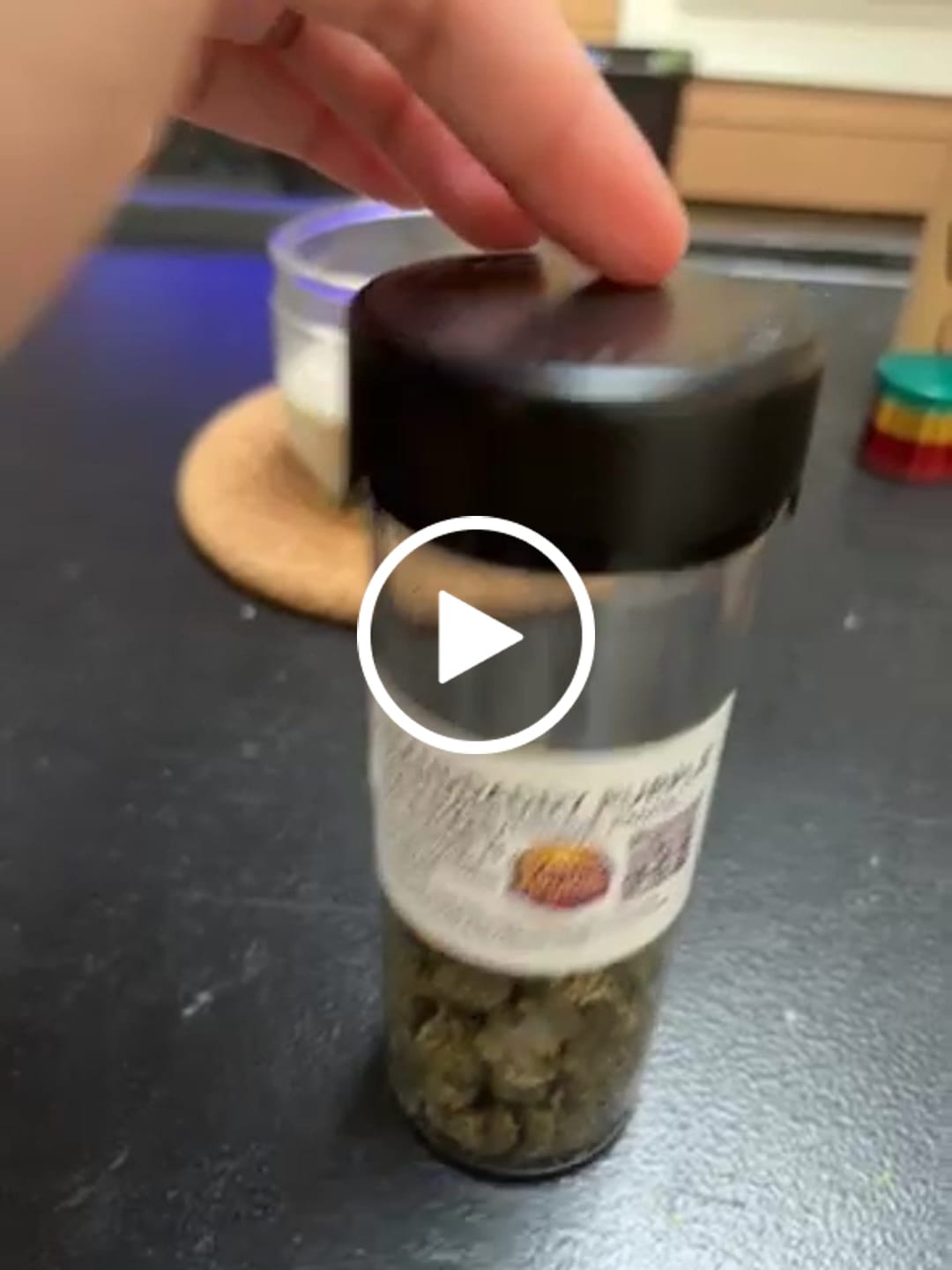 Customer video review of GRANDDADDY PURPLE Indica THCa Exotic Flower Smalls 14g 28g 114g QP