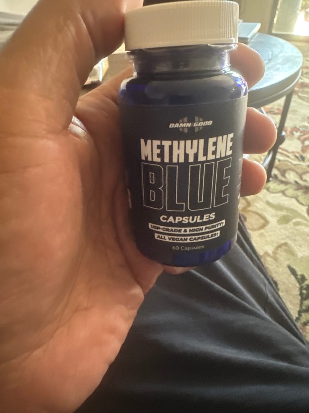 Customer photo review of Damn Good™ Methylene Blue Capsules