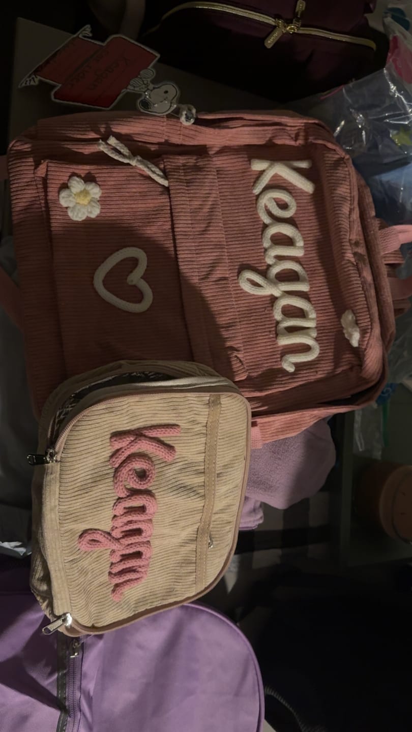 Customer photo review of K&C - Personalized Knitted Lunch Bag