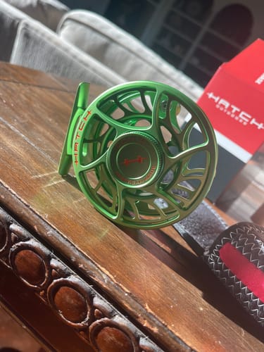 Customer photo review of 2024 Custom Martian Green Reel, 4 Plus