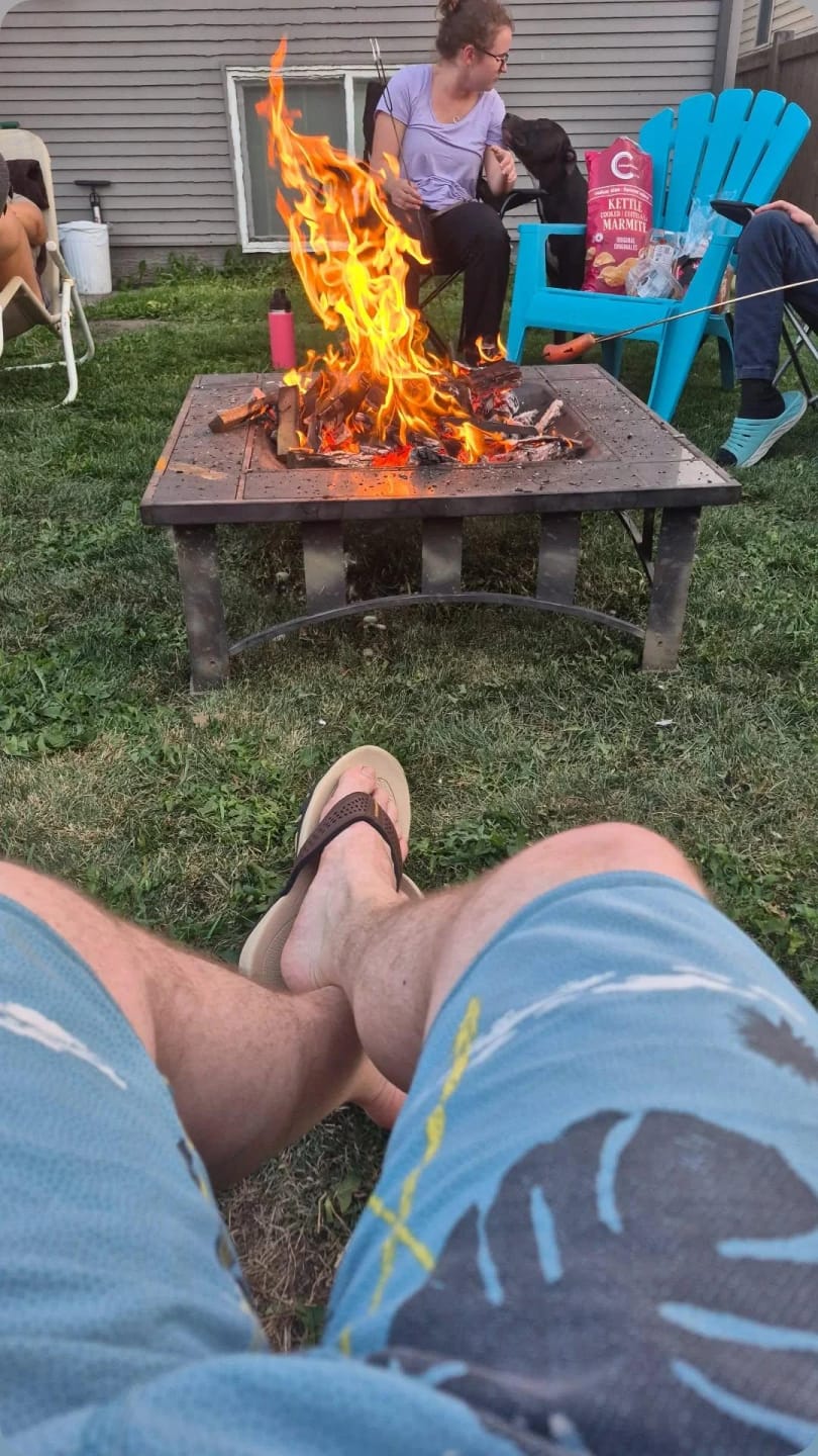 Customer photo review of Ramble Lite - Wide Toe Slippers