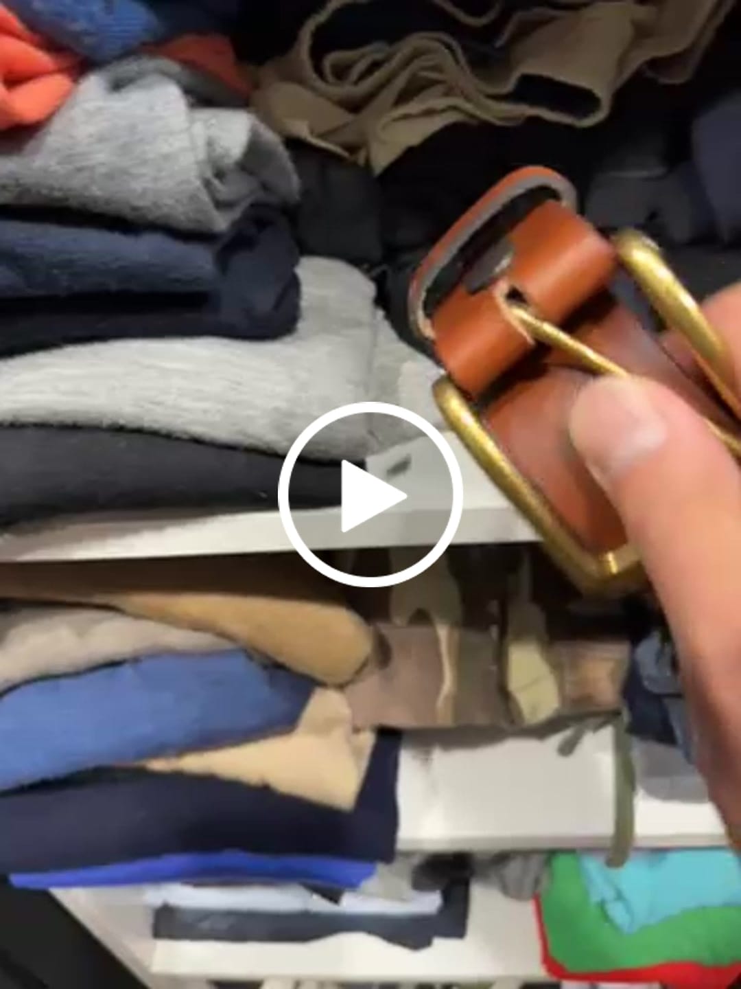 Customer video review of The Alchemist Belt - Brown Leather Belt With Gold-Tone Buckle