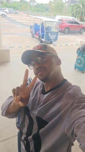 Customer photo review of Mens Mesh Breathable Numeric Print T-Shirt SKUK72252