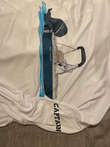 Customer photo review of Mens Captain & Crew Drifit Custom Boat Shirts - Long Sleeves