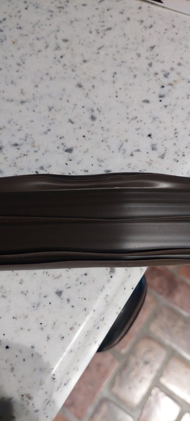 Customer photo review of Pease Slide-On Steel Door Sweep