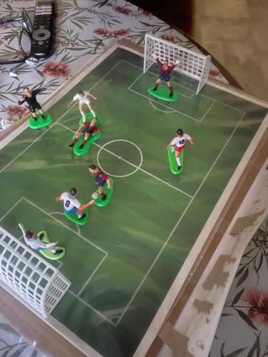 Customer photo review of Soccer Field – Cake Wrap Edible Image