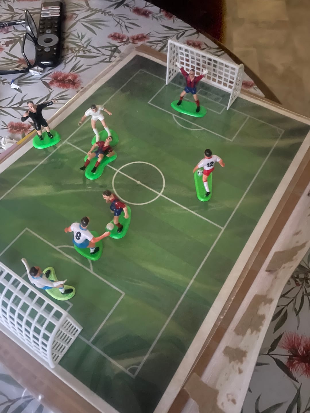 Customer photo review of Soccer Field – Cake Wrap Edible Image