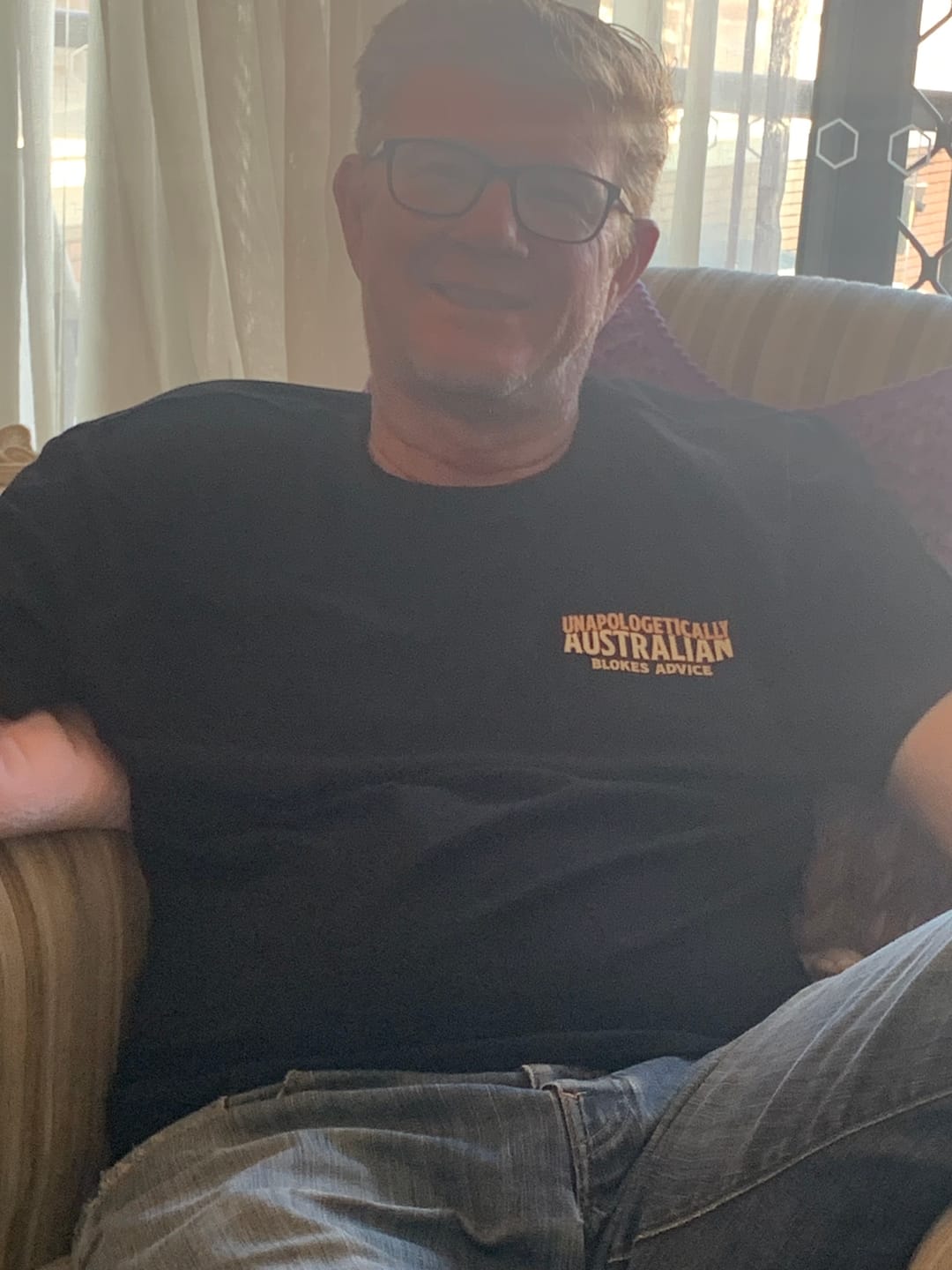 Customer photo review of Aussie As Tee - Black