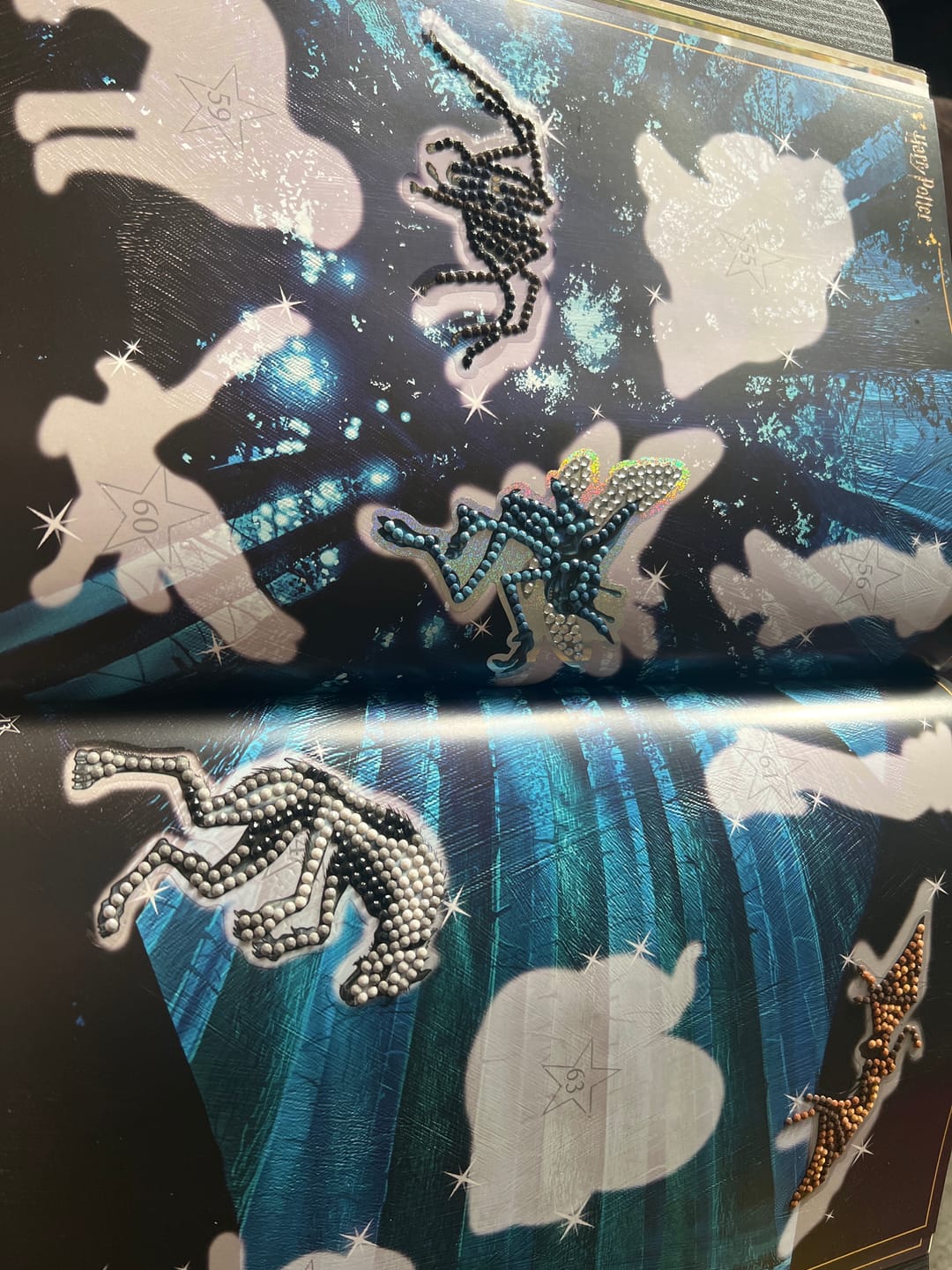 Customer photo review of Harry Potter Crystal Art Sticker Album - Starter Pack