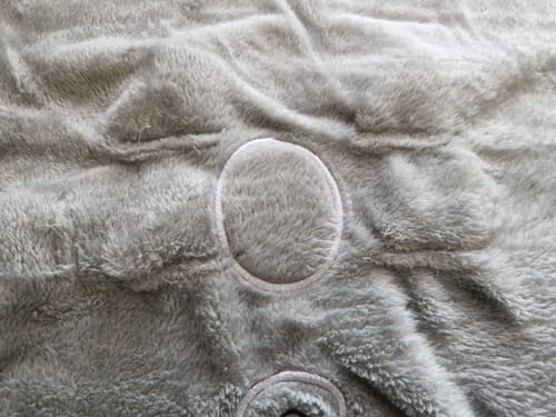 Customer photo review of Personalisierte Babydecken 75x100 cm - Babydecke mit Namen