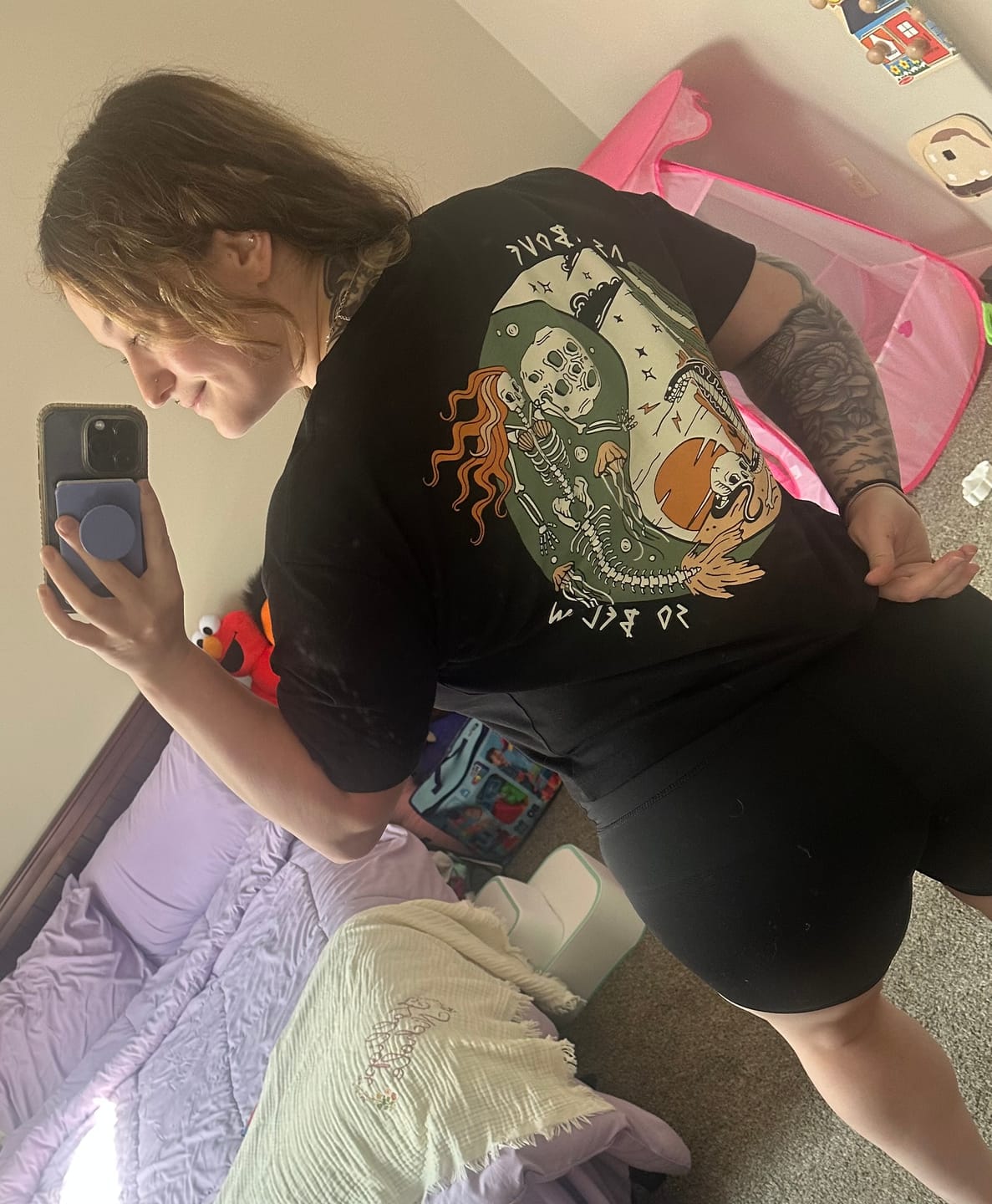 Customer photo review of As Above So Below T-Shirt