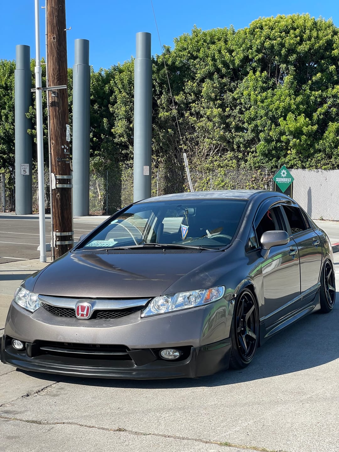 Customer photo review of 2006-11 Honda Civic Sedan Window Visors Wind Deflectors Rain Guards