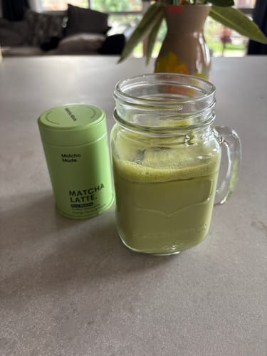 Customer photo review of Unsweetened Matcha Latte