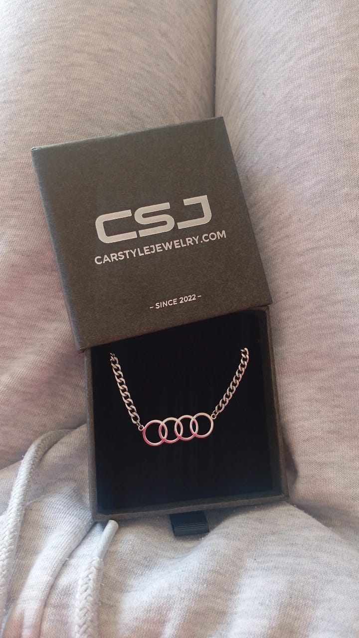 Customer photo review of Audi Necklace