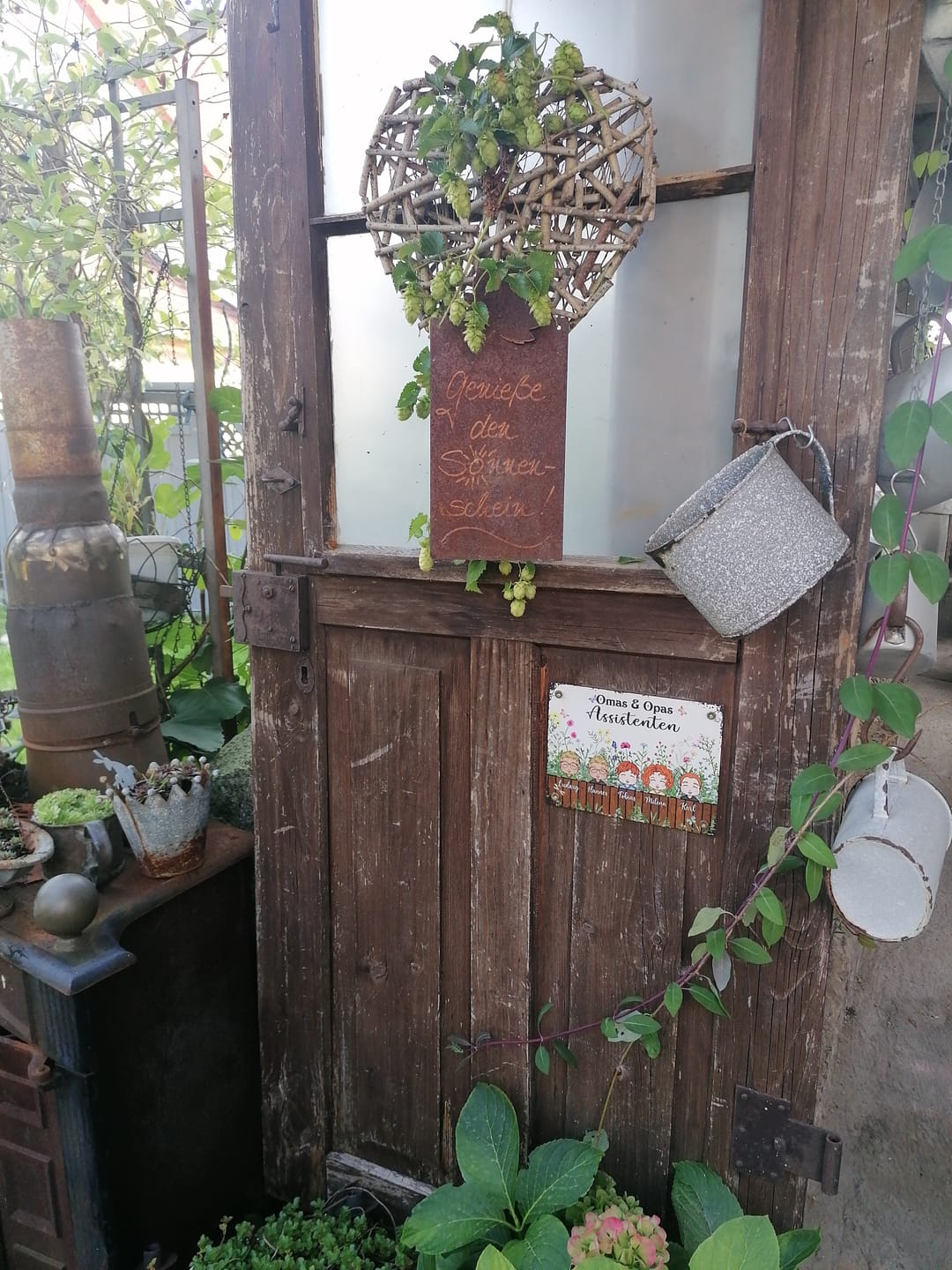 Customer photo review of Omas & Opas Garten - Großeltern-Türschild