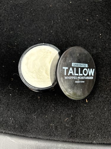 Customer photo review of Tallow Moisturizer