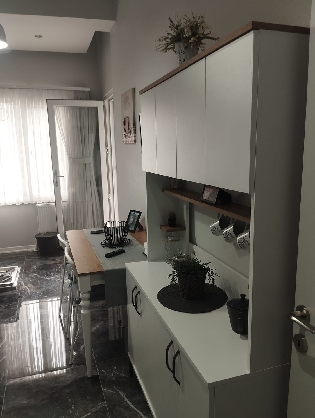 Customer photo review of Rani JA104 Mutfak Masası Yemek Masası Sepet Ceviz - Beyaz