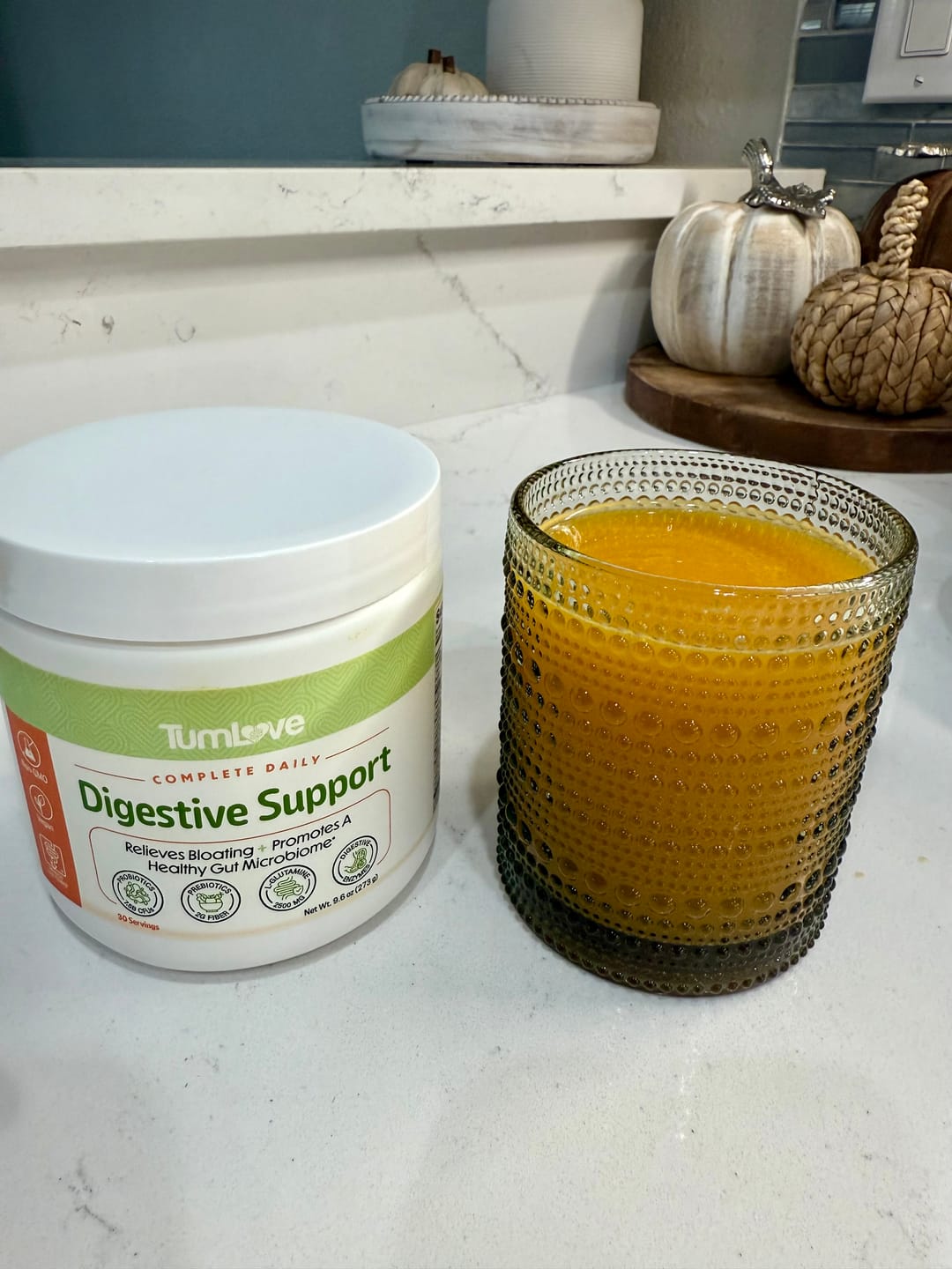 Customer photo review of Daily Digestive Support Powder