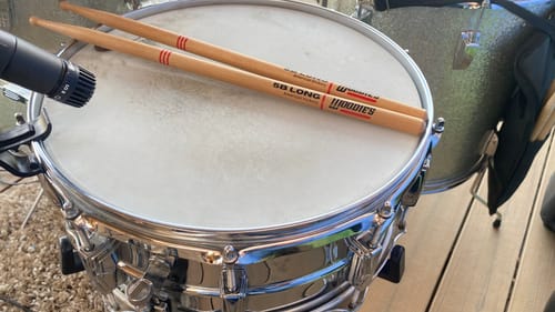 Customer photo review of American Hickory 5B Long Drumsticks