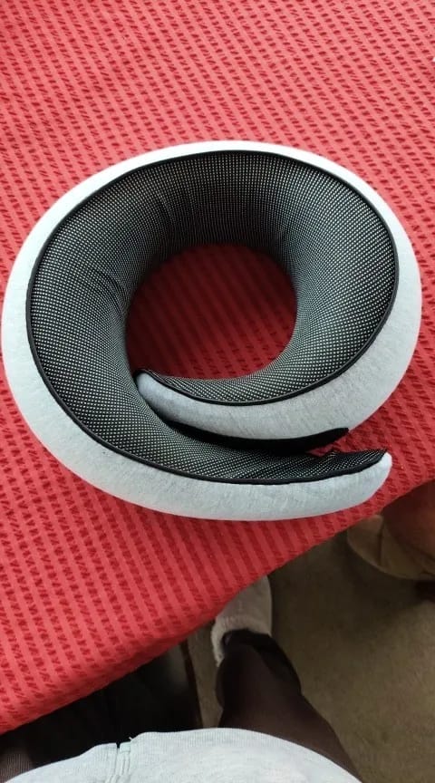 Customer photo review of Butterfly Travel Neck Pillow