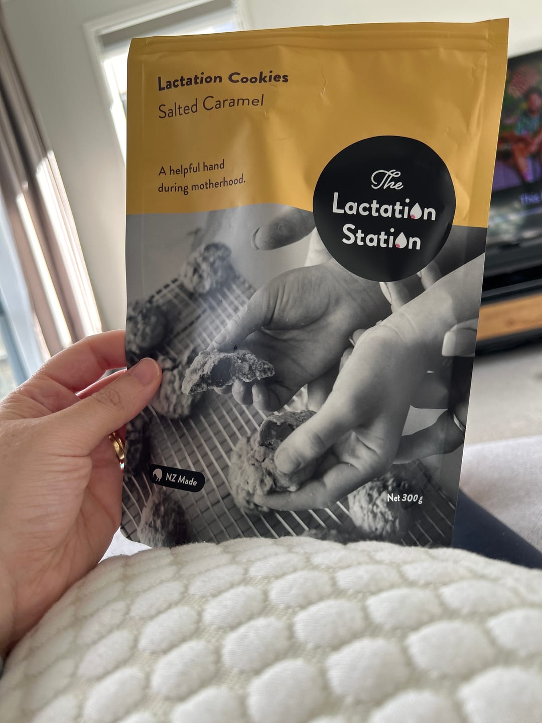 Customer photo review of White Choc Lactation Cookies