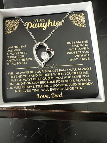 Customer photo review of To My Daughter - Love Dad - Beautiful Gift Set - SS559