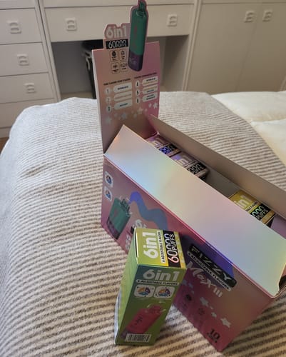 Customer photo review of Fizzy Max III 6en1 60000 Puffs | 6 sabores