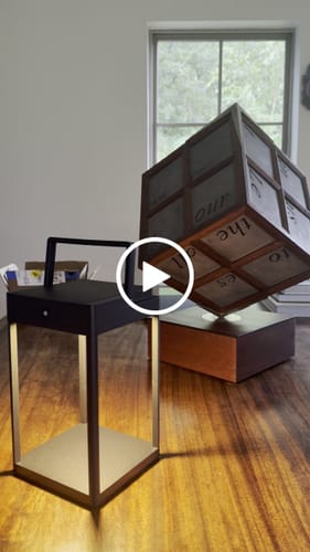 Customer video review of Luxury Metal Solar Lantern