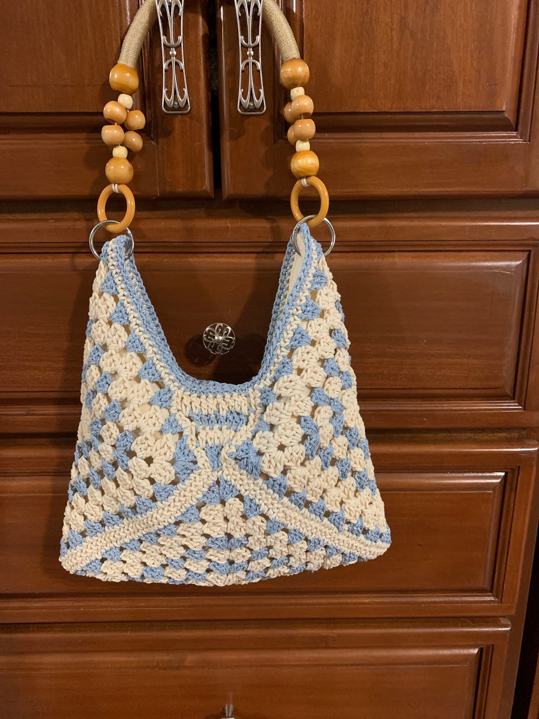 Customer photo review of CrochetPark™ Sunny Holiday shoulder bag crochet kit
